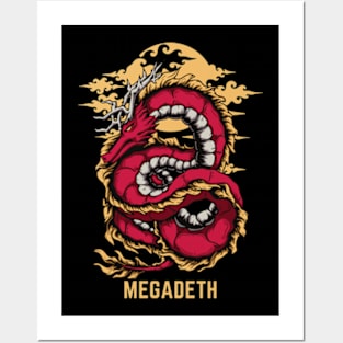 Flying Dragon Megadeth Posters and Art